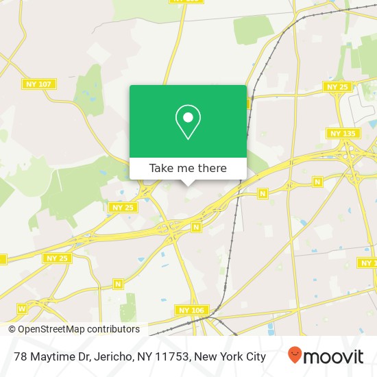 Mapa de 78 Maytime Dr, Jericho, NY 11753