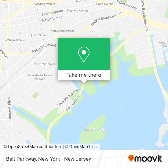 Mapa de Belt Parkway