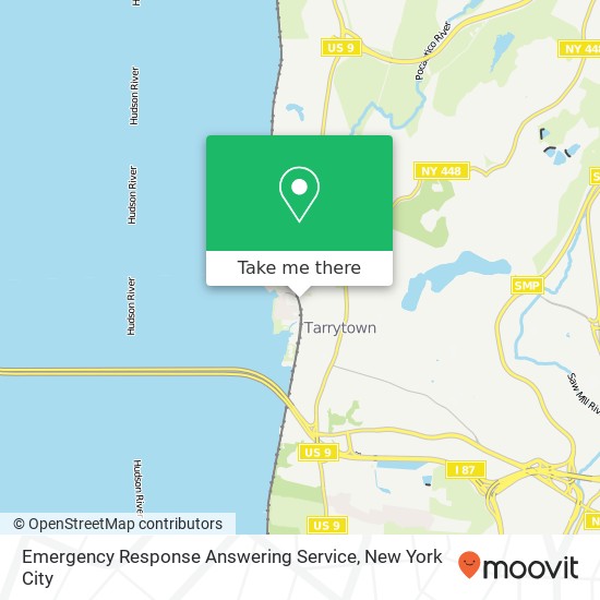 Emergency Response Answering Service map