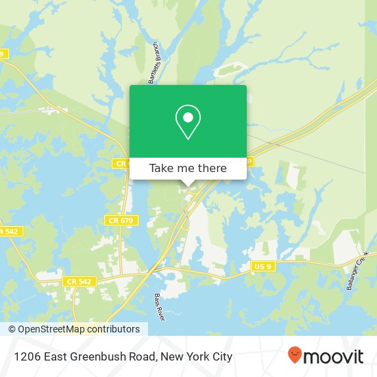 1206 East Greenbush Road, 1206 E Greenbush Rd, Tuckerton, NJ 08087, USA map