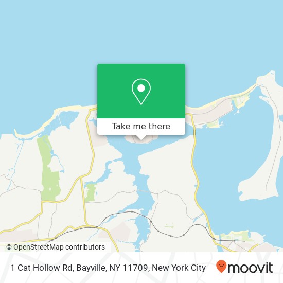 Mapa de 1 Cat Hollow Rd, Bayville, NY 11709
