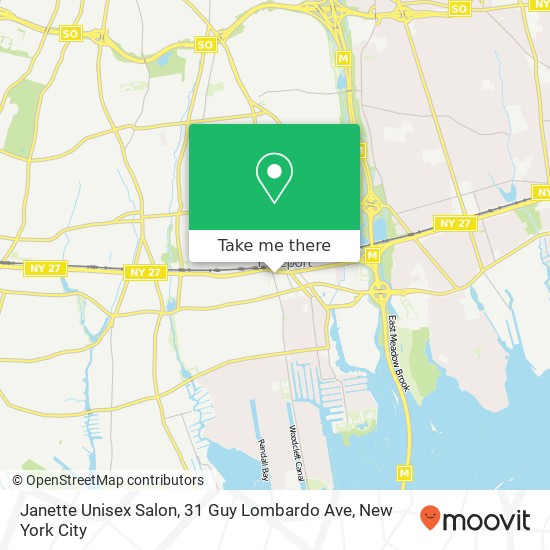 Janette Unisex Salon, 31 Guy Lombardo Ave map