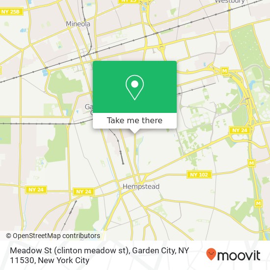 Meadow St (clinton meadow st), Garden City, NY 11530 map