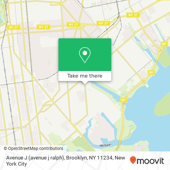 Avenue J (avenue j ralph), Brooklyn, NY 11234 map