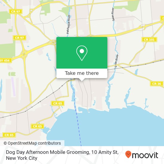 Mapa de Dog Day Afternoon Mobile Grooming, 10 Amity St