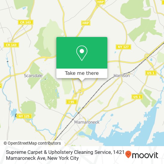 Supreme Carpet & Upholstery Cleaning Service, 1421 Mamaroneck Ave map