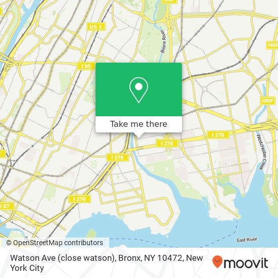 Watson Ave (close watson), Bronx, NY 10472 map