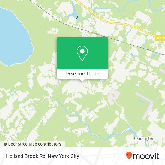 Mapa de Holland Brook Rd, Whitehouse Station, NJ 08889