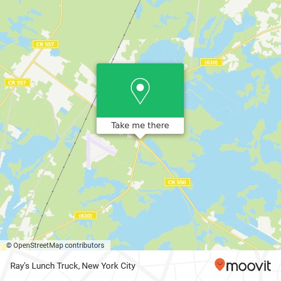 Mapa de Ray's Lunch Truck, Dennisville-Petersburg Rd