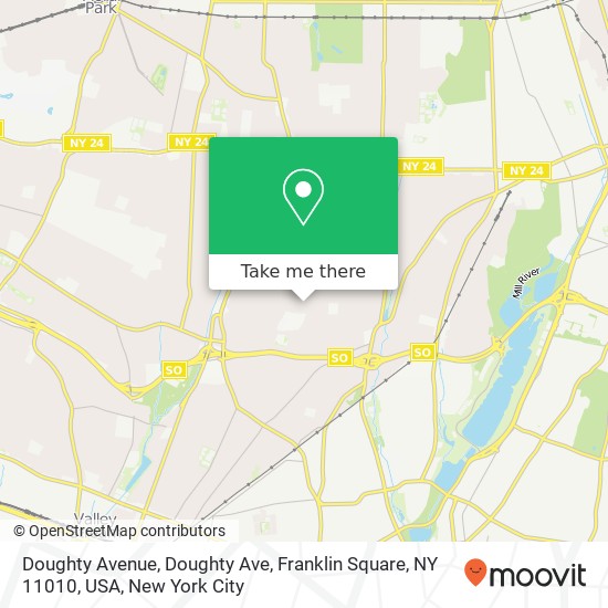 Doughty Avenue, Doughty Ave, Franklin Square, NY 11010, USA map