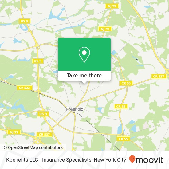 Kbenefits LLC - Insurance Specialists, 13 Mead Ave map