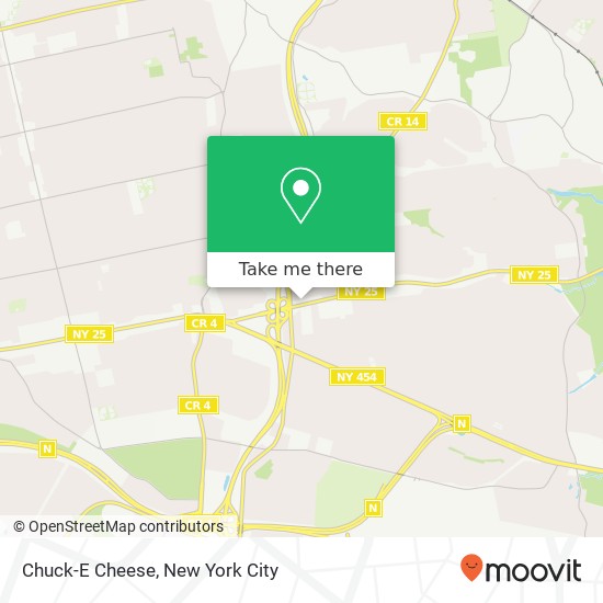 Mapa de Chuck-E Cheese