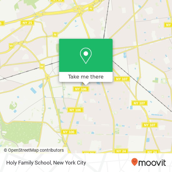 Mapa de Holy Family School