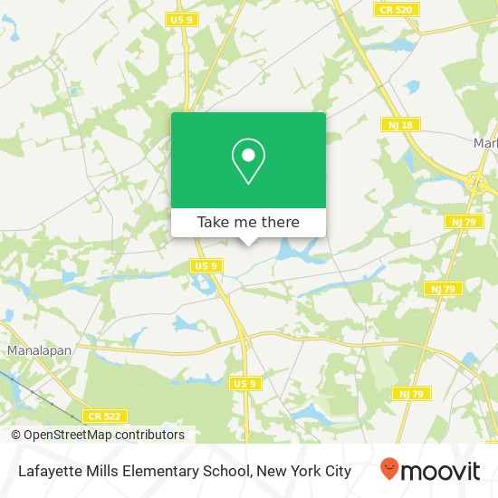 Mapa de Lafayette Mills Elementary School