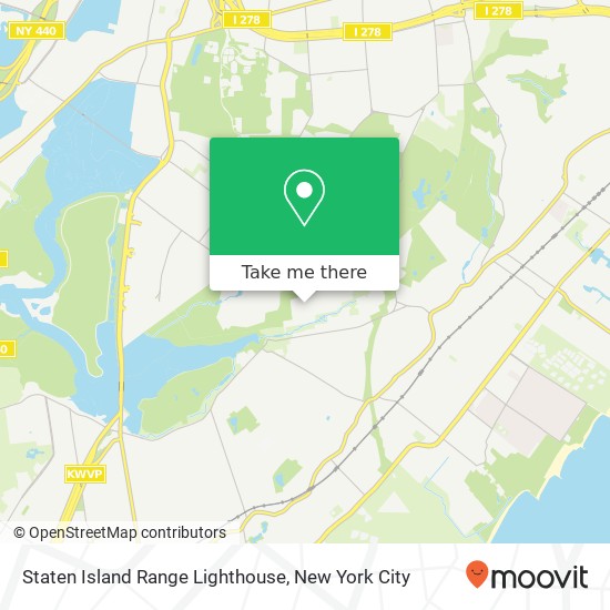 Mapa de Staten Island Range Lighthouse