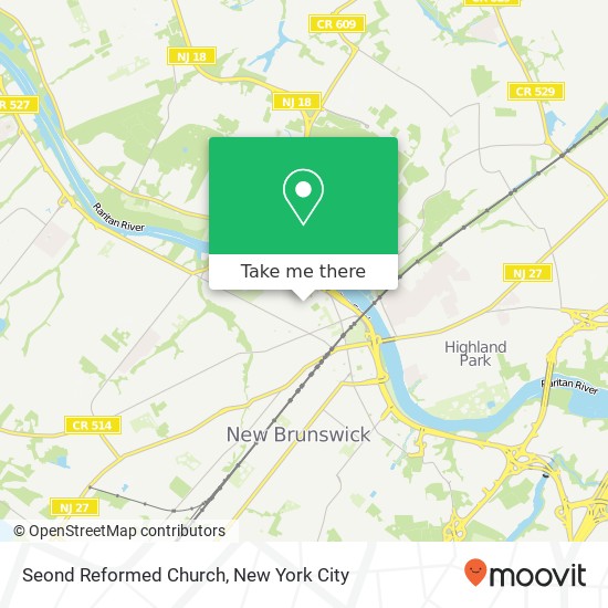 Mapa de Seond Reformed Church