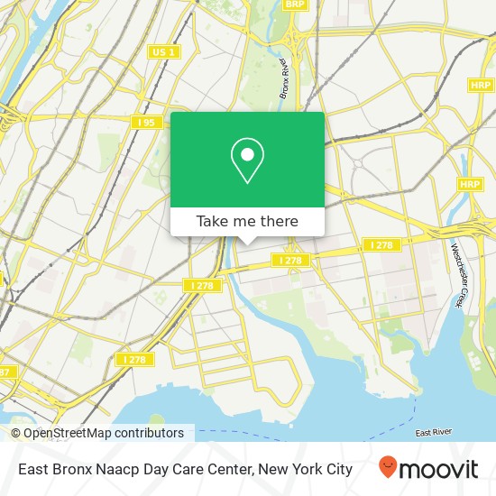 Mapa de East Bronx Naacp Day Care Center