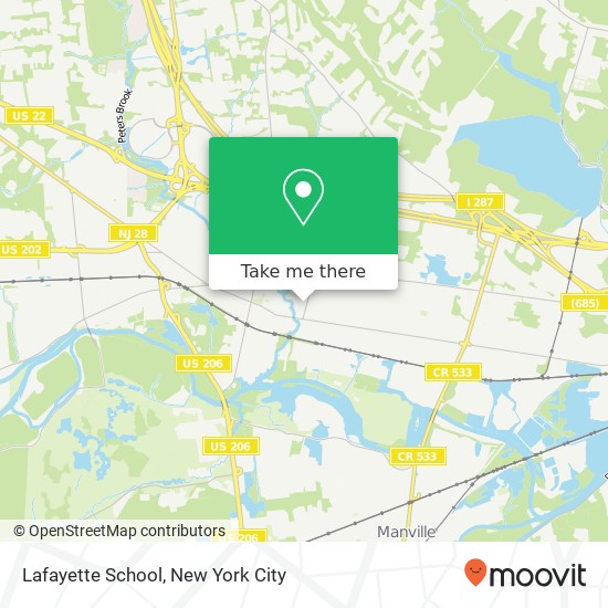 Mapa de Lafayette School