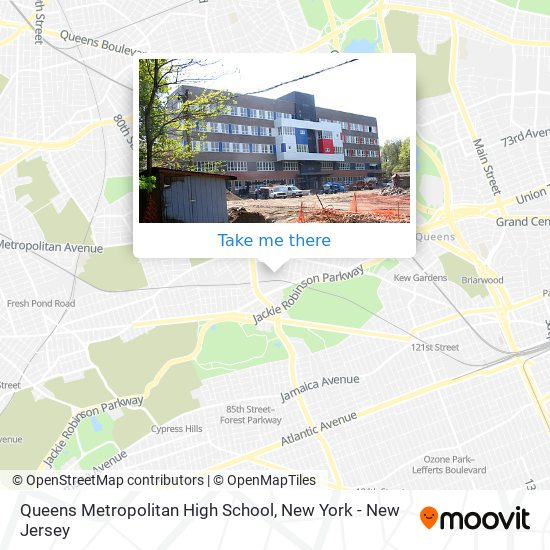 Queens Metropolitan High School map