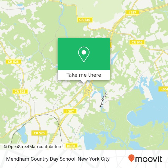 Mendham Country Day School map