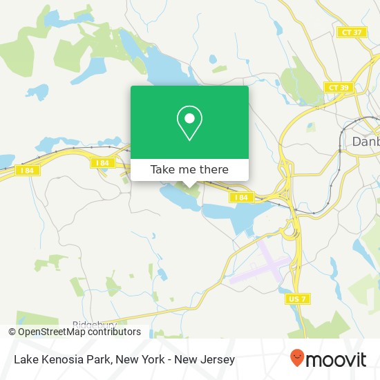 Lake Kenosia Park map