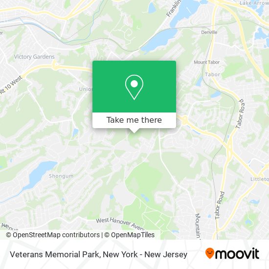 Veterans Memorial Park map