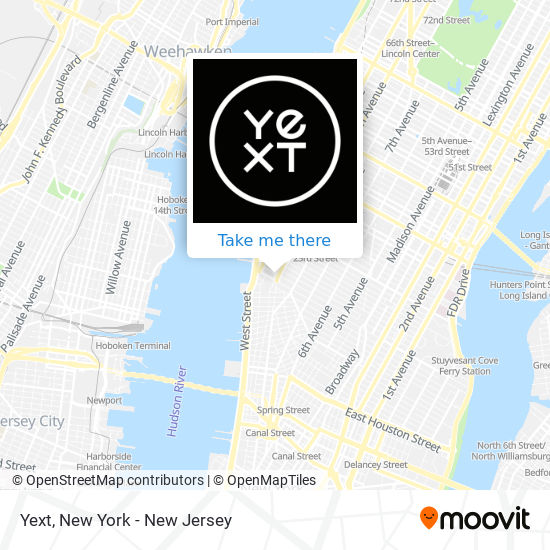 Mapa de Yext
