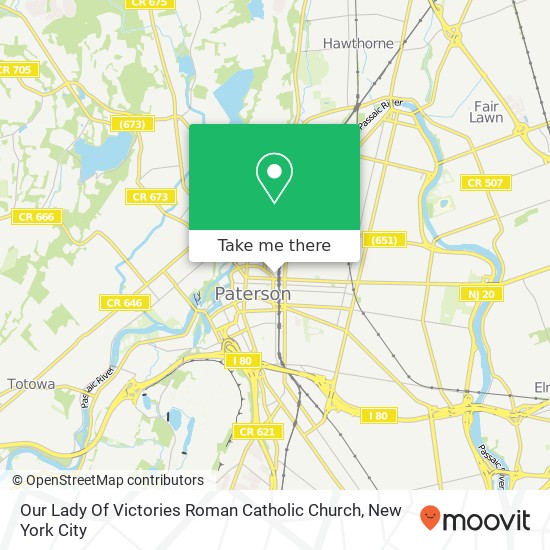 Our Lady Of Victories Roman Catholic Church map