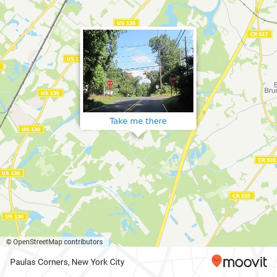 Paulas Corners map