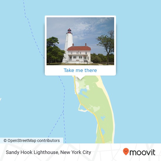 Mapa de Sandy Hook Lighthouse
