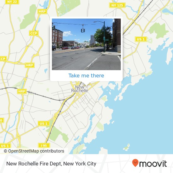 New Rochelle Fire Dept map