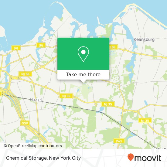 Chemical Storage map