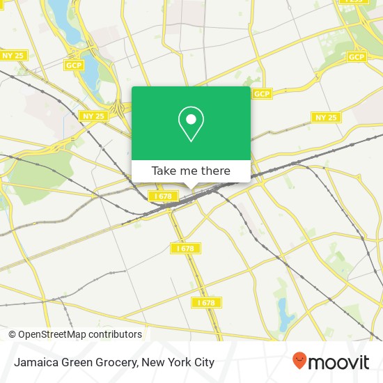 Jamaica Green Grocery map