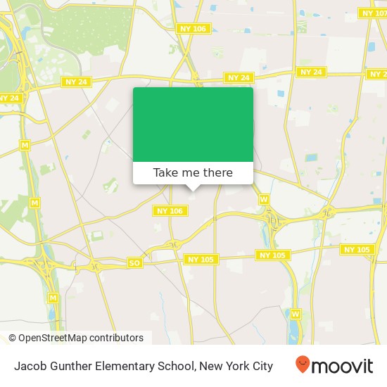 Mapa de Jacob Gunther Elementary School