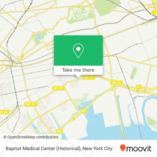 Mapa de Baptist Medical Center (Historical)