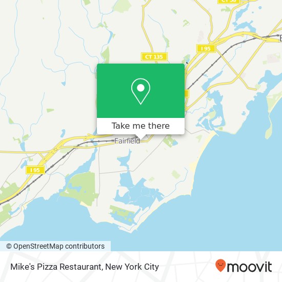 Mapa de Mike's Pizza Restaurant