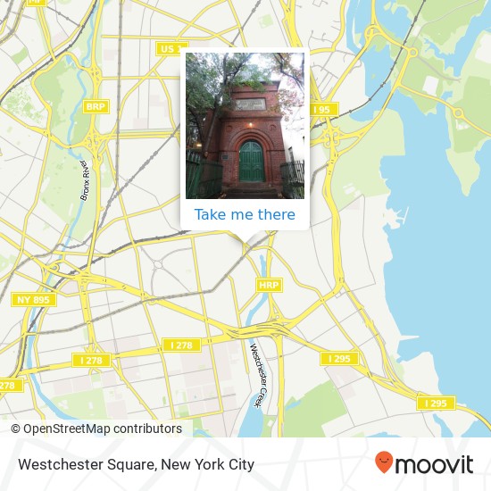 Westchester Square map