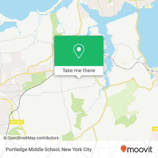 Mapa de Portledge Middle School