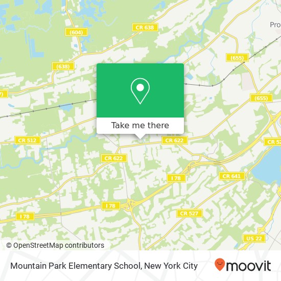 Mountain Park Elementary School map