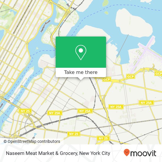 Mapa de Naseem Meat Market & Grocery