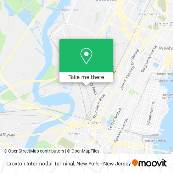 Croxton Intermodal Terminal map