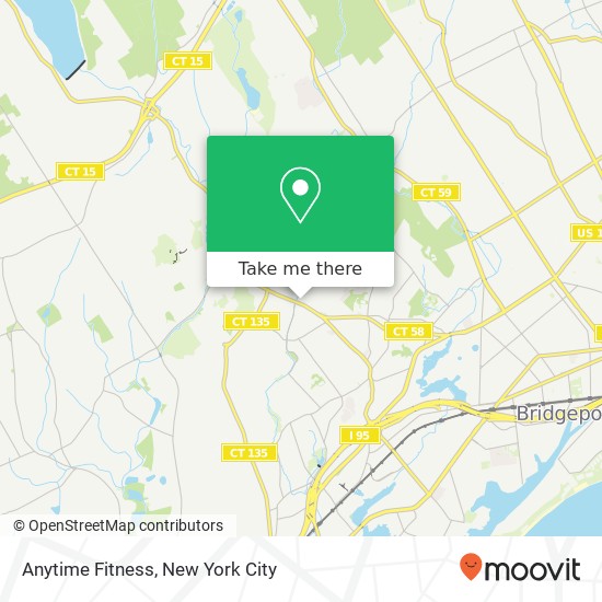 Mapa de Anytime Fitness