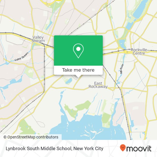 Lynbrook South Middle School map