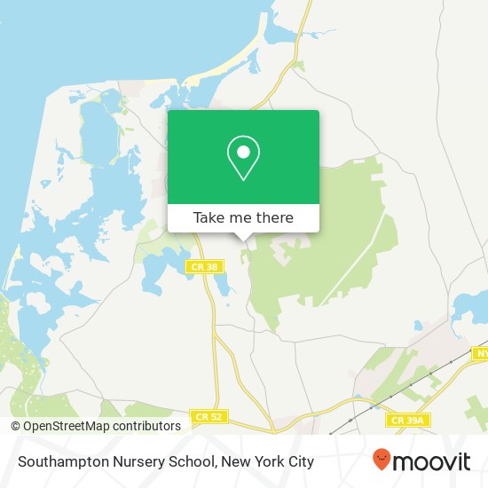 Mapa de Southampton Nursery School