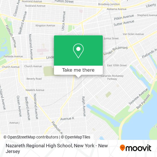 Mapa de Nazareth Regional High School