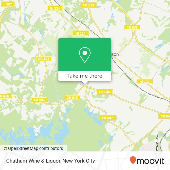 Mapa de Chatham Wine & Liquor