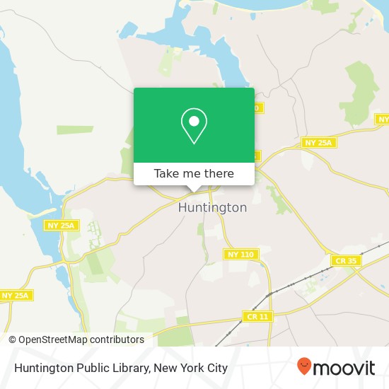 Huntington Public Library map