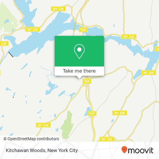 Kitchawan Woods map