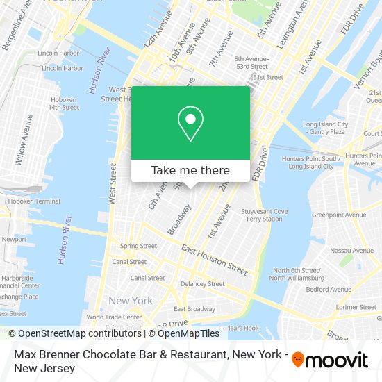 Max Brenner Chocolate Bar & Restaurant map