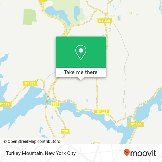 Turkey Mountain map